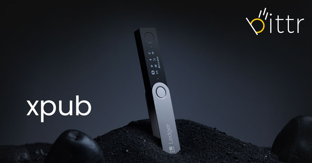 How do I obtain a new xpub from Ledger wallet? The bittr blog BITTR AG