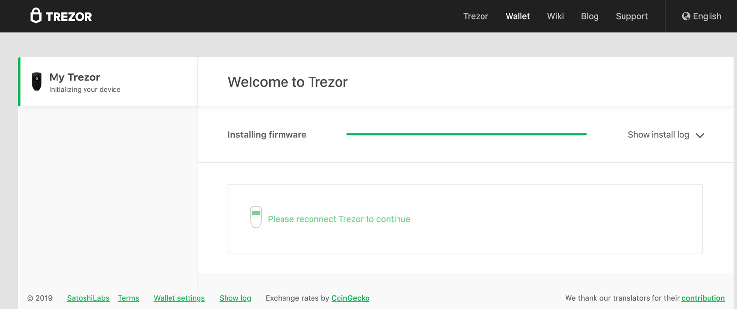 Trezor Setup