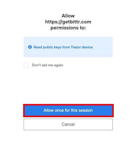 Allow permissions